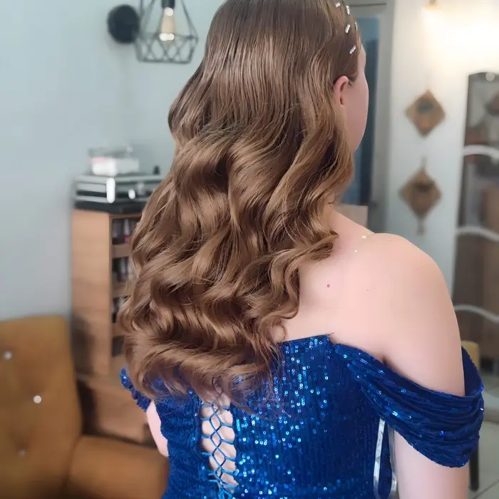 Nişan ve kına saçı çalışması, Ödemiş — Cansu Bayan Kuaförü (3)